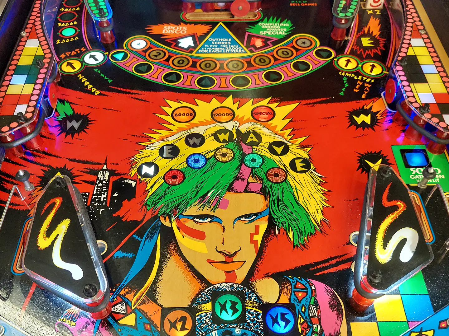 New Wave pinball machine restoration