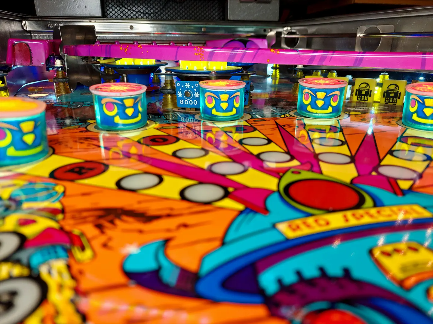 Robot playfield restoration